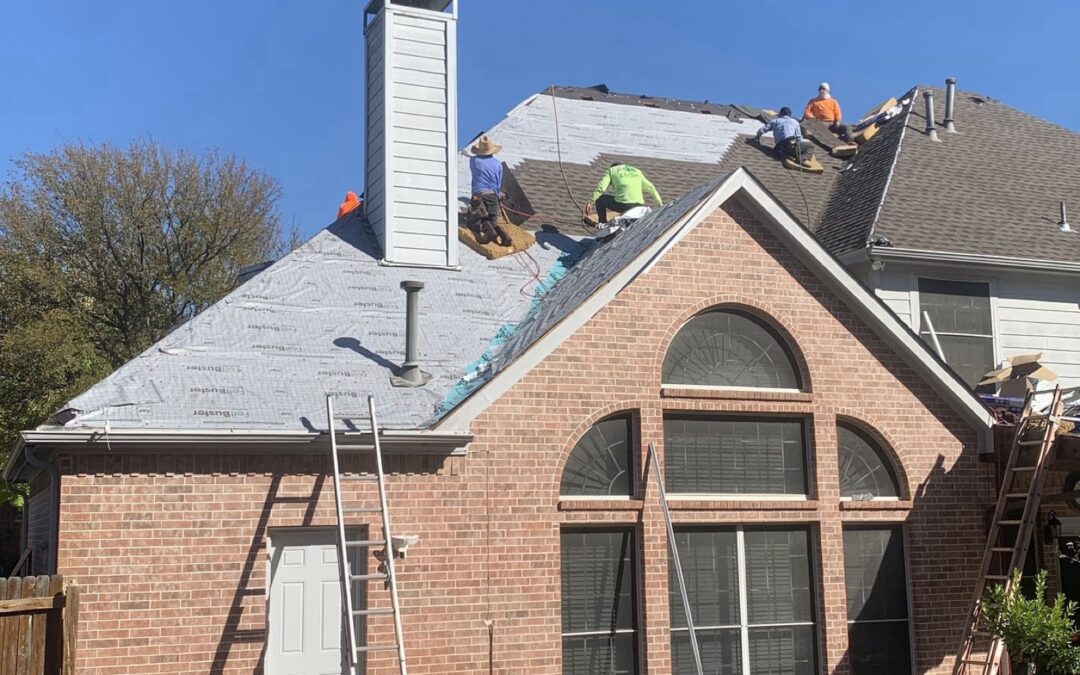 Top tier GAF shingles on the job in Southlake