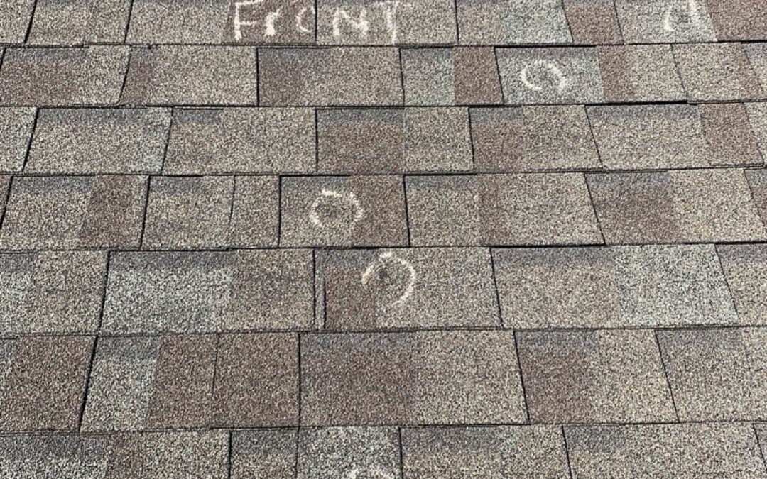 Hail damage and repairs on 19 year old roof in Trophy Club, TX