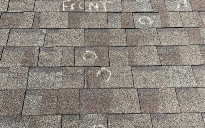 Hail damage and repairs on 19 year old roof in Trophy Club, TX